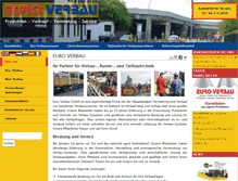 Tablet Screenshot of euroverbau.de
